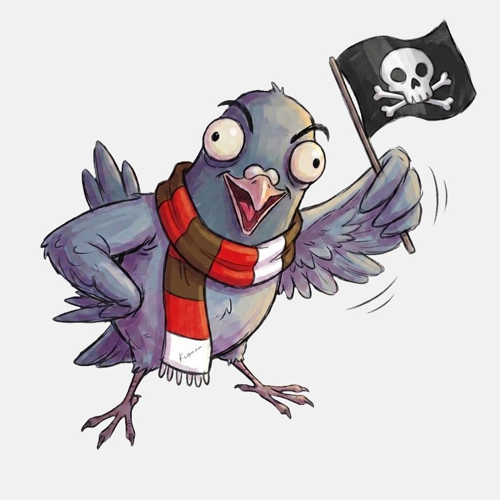 Guus die jubelnde Fantaube